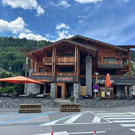 Appartement Duplex De Standing Au Centre - 4 Couchages, Balcon, Garage Privé, Wifi - Fr-1-623-204 Les Gets