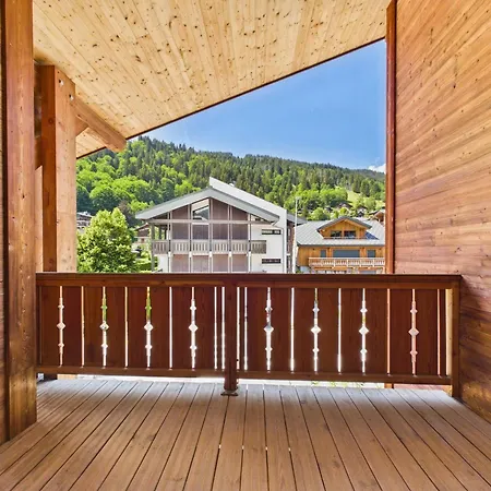 Duplex De Standing Au Centre - 4 Couchages, Balcon, Garage Privé, Wifi - Fr-1-623-204 Les Gets